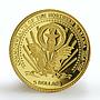 Northern Mariana Islands 5 dollars Albert Koenig Von Sachsen gold coin 2005