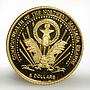 Northern Mariana Islands 5 dollars Albert Koenig Von Sachsen gold coin 2005