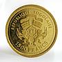 Togo 1500 francs W.A.Mozart 1756-2006 composer gold coin 2006