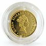 Tuvalu 20 dollars Death of Princess Diana proof gold coin 1997