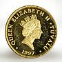 Tuvalu 20 dollars Death of Princess Diana proof gold coin 1997