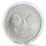 United States 1 dollar Liberty In God we trust Seafaring silver coin 2007