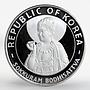 Korea 500 won Sokkuram Bodhisattva proof silver coin 1970