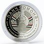 Tajikistan 5 somoni 10 Years Eurasian Economic Community proof silver coin 2010