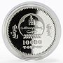 Mongolia 10000 togrog Khubilai Khaan 800th birth Anniversary silver coin 2015