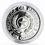 Paraguay 1 guarani 60th Anniversary of guarani proof silver coin 2003