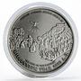 Jordan 10 dinars Abdullah II Millennium and Baptism of Jesus silver coin 2000