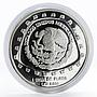 Mexico 5 pesos Serpiente con Craneo proof silver coin 1998