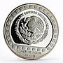 Mexico 100 pesos God of Fire Huehueteotl The Aztek proof silver coin 1992