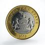 Biafra 25 pounds 45 Years Bank Biafra bimetal coin 2012