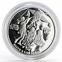 Mexico 100 pesos 45th Anniversary UNICEF Save the Children silver coin 1991