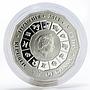 Ghana 5 cedis Goldfish symbol of luck gilded proof silver coin 2013