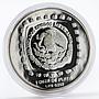 Mexico 5 pesos Statue Hacha Ceremonial proof silver coin 1996