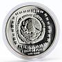 Mexico 5 pesos Statue Hombae Jaguar proof silver coin 1996