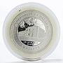 Palau 5 dollars Year of pig right gilded proof silver coin 2007