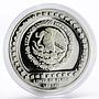 Mexico 5 pesos Sculpture Xochipilli proof silver coin 1993