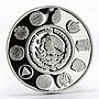 Mexico 5 pesos Acapulco Galleon Ibero-America series proof silver coin 2003
