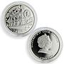 Cook Islands set 6 coins Tall Ships of 20th Century silver 2008
