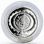Mexico 2 Peso Disco De La Muerte Teotihuacan Series proof silver coin 1997