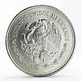 Mexico 100 pesos 50thAnniversary of Oil Industry proof silver coin 1988