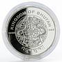 Bhutan 300 ngultrums Year of the Horse proof silver coin 1996