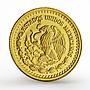 Mexico 1/20 onza Winged Victory gold coin 2002