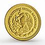 Mexico 1/20 onza Winged Victory gold coin 2002