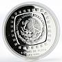 Mexico 10 pesos Olmec Series Cabeza Olmeca silver coin 1996