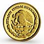 Mexico 1/20 onza Native working proof gold coin 2000