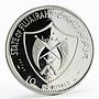 Fujairah 10 riyals Pilgrim in Australia proof silver coin 1970