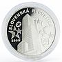 Slovenia 1000 sk Farewell To The Slovak Koruna proof silver coin 2008