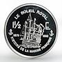 France 1 1/2 euro Le Soleil Royal Ship silver proof coin 2004