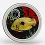 Cook Islands 1 dollar Tropical Fish Clarion Angel silver coin 1999