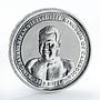 Cambodia 3000 riels Year of the Dog Labrador silver color coin 2006