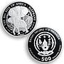 Rwanda 500 francs set of 5 coins The Big Five of Africa silver proof coin 2010