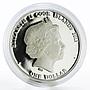 Cook Islands 1 dollar Venice Romantic Cities colored silver proof coin 2013