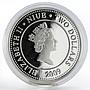 Niue 2 dollars Year of the Ox gilded proof silver coin 2009