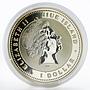 Niue 1 dollar Year of the Pig Lucky colored silver proof coin 2007