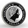 Niue 1 dollar Year of the Rat Successful colored silver proof coin 2008