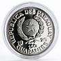 Paraguay 150 guaranies Parliament Building silver proof coin 1975