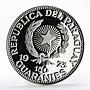 Paraguay 150 guaranies Mujer Sentada Cultura Teotihuacana silver proof coin 1973