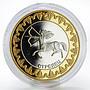 Tokelau 5 dollars Zodiac Sagittarius gilded silver coin 2012