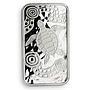 Australia 1 dollar Turtle Dreaming Series silver rectangular 1 oz coin 2008