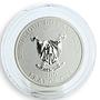 Cameroon 500 francs Zodiac - Aquarius silver hologram coin 2010