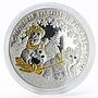 Malawi 50 kwacha Happy New Year and Merry Christmas crystal gilded silver 2009