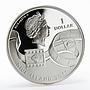 Niue 1 dollar Cartoon Characters Reksio colored proof silver coin 2011
