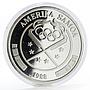 American Samoa 25 dollars XXIV Olympiad Seul Stadium proof silver coin 1988