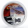 Niue set 2 coins Passenger Jets Concorde and Tu144 colored silver 2011