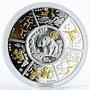 China set of 7 coins Animals Exposition gilded silver proof coin 1997