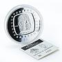 Mexico 10 pesos Olmec Series Cabeza Olmeca proof silver coin 1996